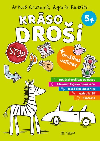 Krāso droši!+ drosības uzlīmes