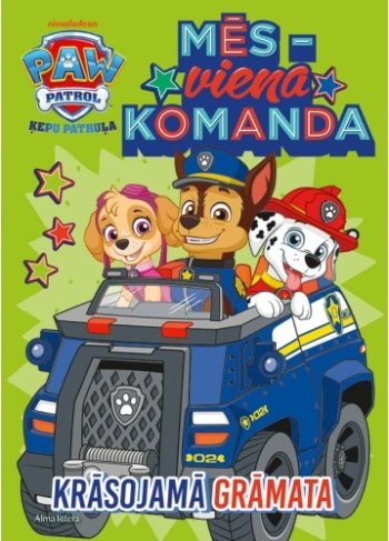 Paw patrol. Mēs viena komanda. Krāsojamā grāmata