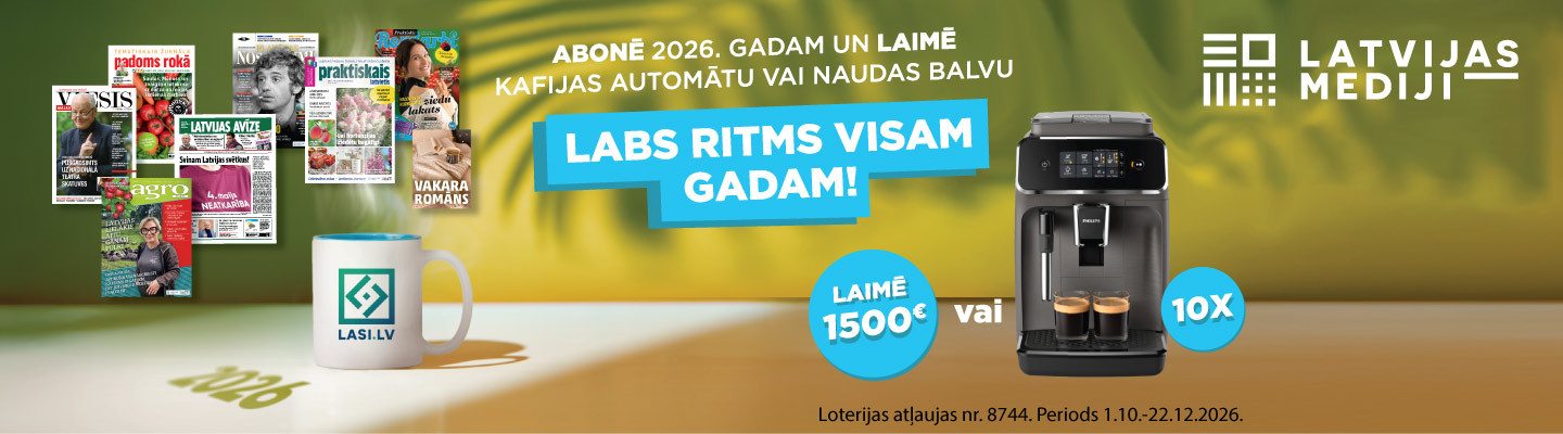 Abonē preses izdevumus 2026.gadam!