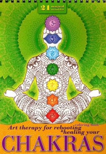 Art Therapy for rebooting & healing your Chakras. Coloring book