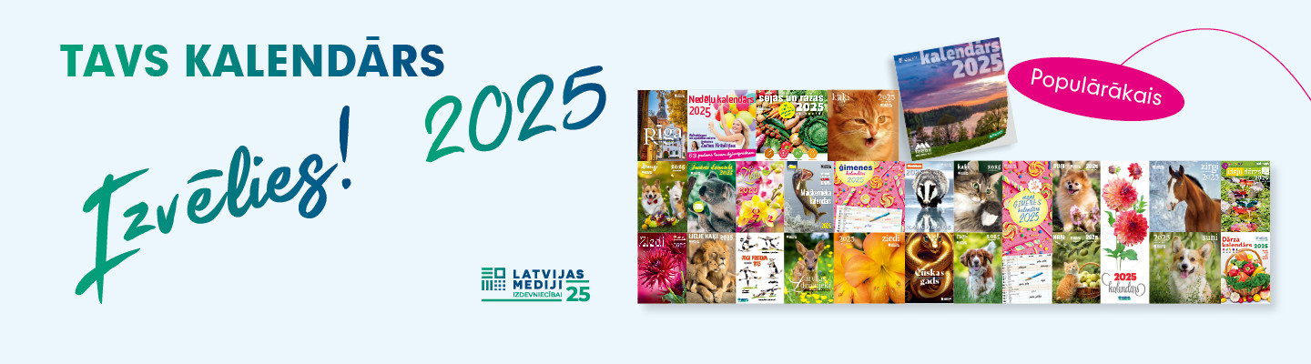 LATVIJAS MEDIJI calendars and yearbooks