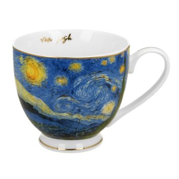 Krūze Starry Night Van Gogh Golden Line