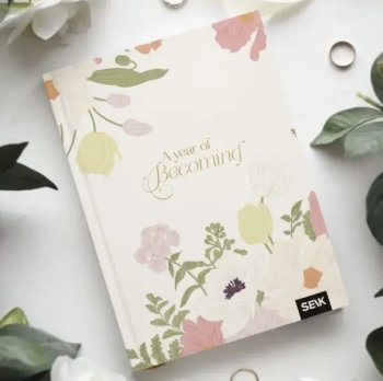 Laimīgais kalendāra plānotājs 2026 A5 A Year of Blooming