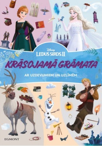 Ledus sirds Krāsojamā grāmata. Ar uzdevumiem un uzlīmēm