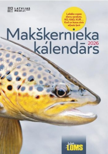 Makšķernieka kalendārs 2026