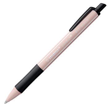 Lodīšu pildspalva STABILO Pointball NatureCOLORS Wildflower, blush / zila