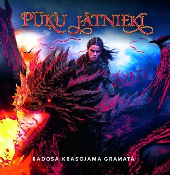 Pūķu jātnieks. Radoša krāsojamā grāmata