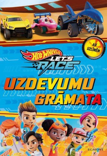Hot Wheels Lets Race. Uzdevumu grāmata ar uzlīmēm
