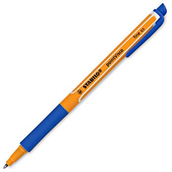 Tintes pildspalva, 0,5 mm - STABILO  POINT VISCO ROLLERBALL| Zila