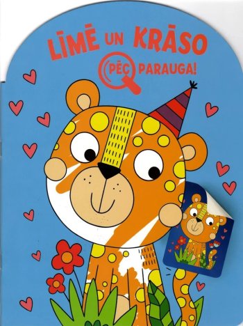 Līme un krāso pēc parauga. Zila