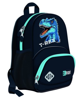 Mugursoma - Blue T-Rex, 32 x 22 x 11.5 cm