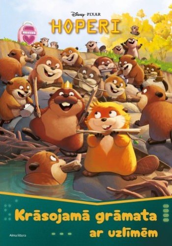 Hoperi. Krāsojamā grāmata ar uzlīmēm