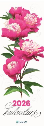 Kalendārs 2026. Garie ziedi