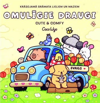 Omulīgie draugi. Krāsojamā grāmata lieliem un maziem