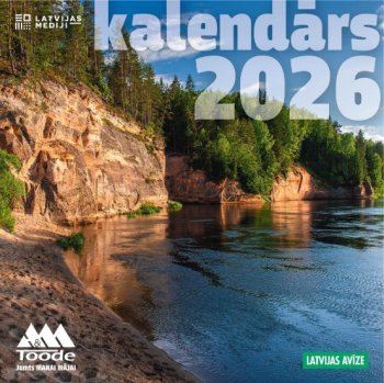 Kalendārs 2026 Latvijas avīze tradicionālais