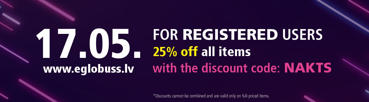 FOR REGISTERED USERS 25% off all items with the discount code: NAKTS