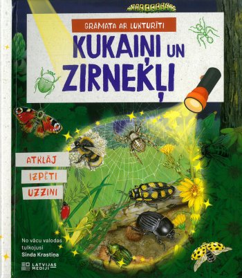 Kukaiņi un zirnekļi. Grāmata ar lukturīti