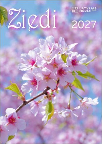 Kalendārs 2027. Ziedi ( mazais)