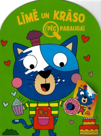 Līme un krāso pēc parauga. Zaļa